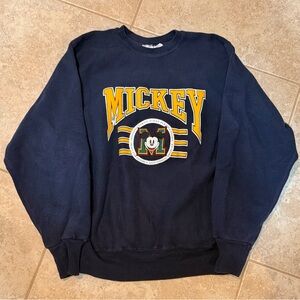 Vintage 1990’s Disney Store Mickey Mouse Crewneck Sweatshirt
